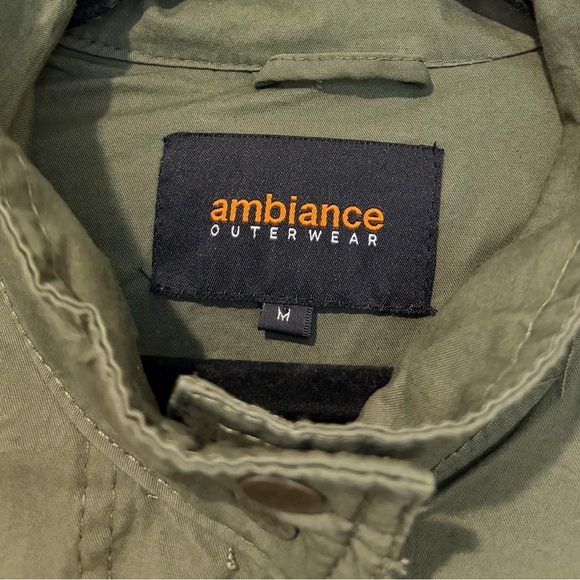 Ambiance Khaki Utility Jacket - Picture 2 of 3
